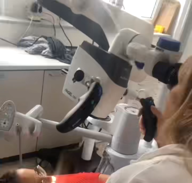 Congratulations to Germany dentist Dr. Anja Schiller on her new dental microscope, the Angel 100 from Alltion! 🎉✨